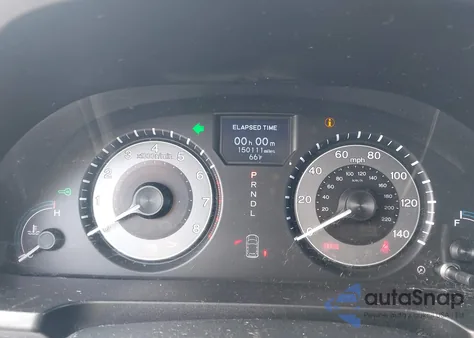 2011 Honda Odyssey Touring/Touring Elite from USA, damaged, VIN 5FNRL5H9XBB049208